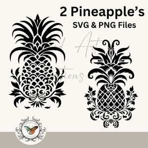 Pineapple SVG Bundle, Pineapple Shirt svg, Pineapple Monograms, Split Frame Monograms, Summer SVG, PNG file, Cut File Cricut and Silhouette