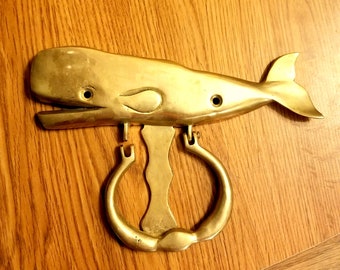 Whale Door Knocker Etsy
