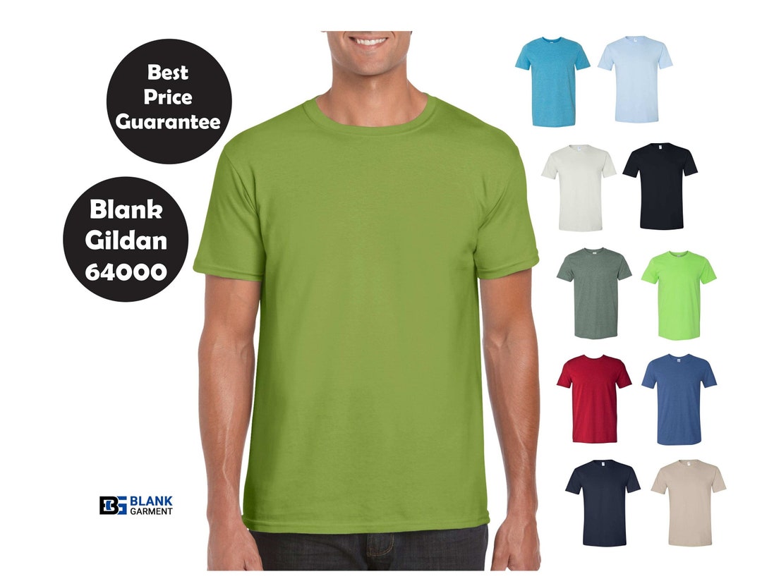 64000 Softstyle Tshirt, Blank Tshirt, Blank Shirts, Plain Tshirt