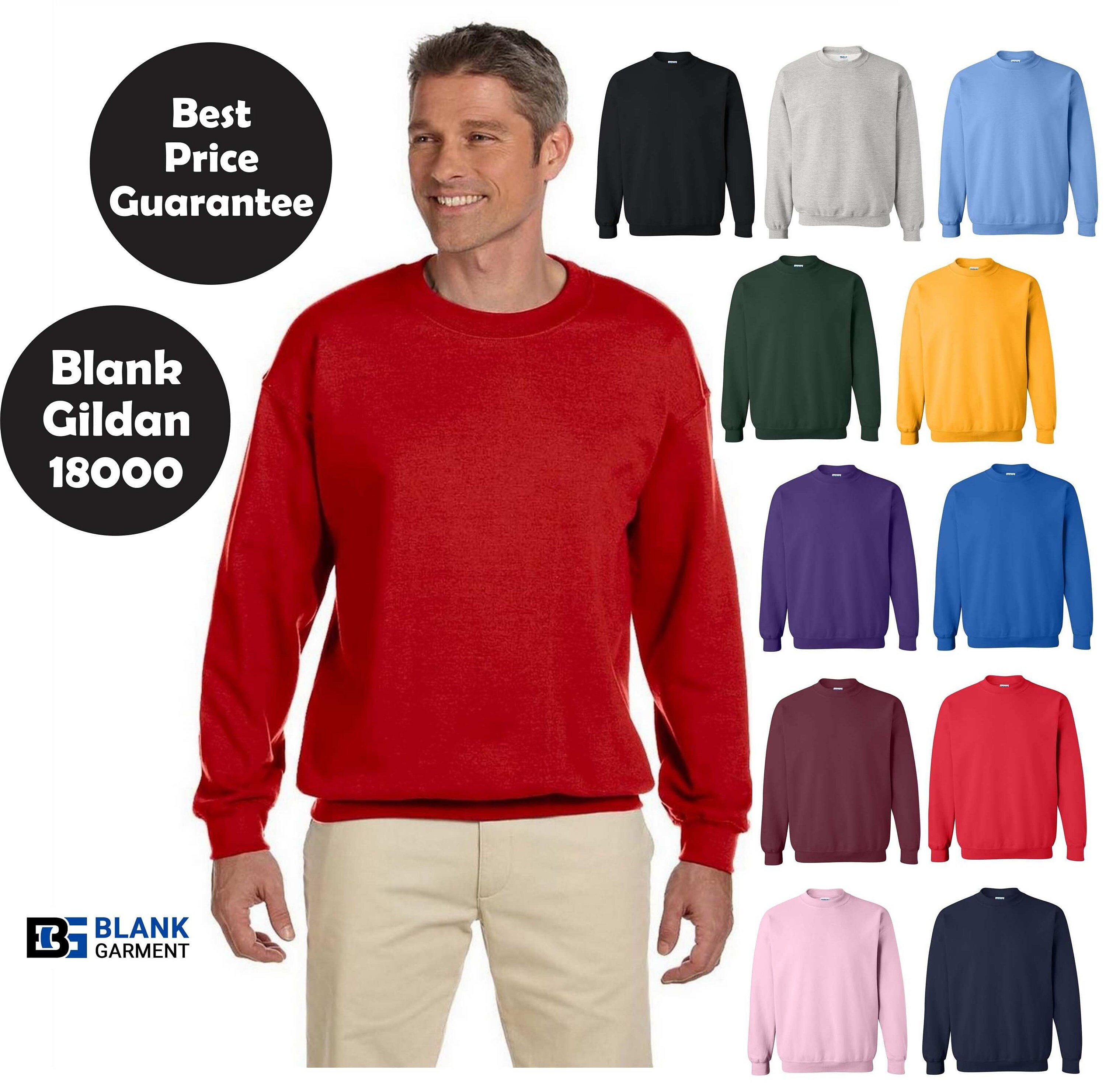 Gildan 18000 Crewneck Sweatshirt Sweatshirt unisexe Pull uni