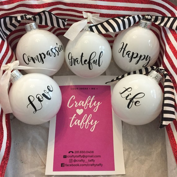 Personalized Christmas Ornaments Etsy