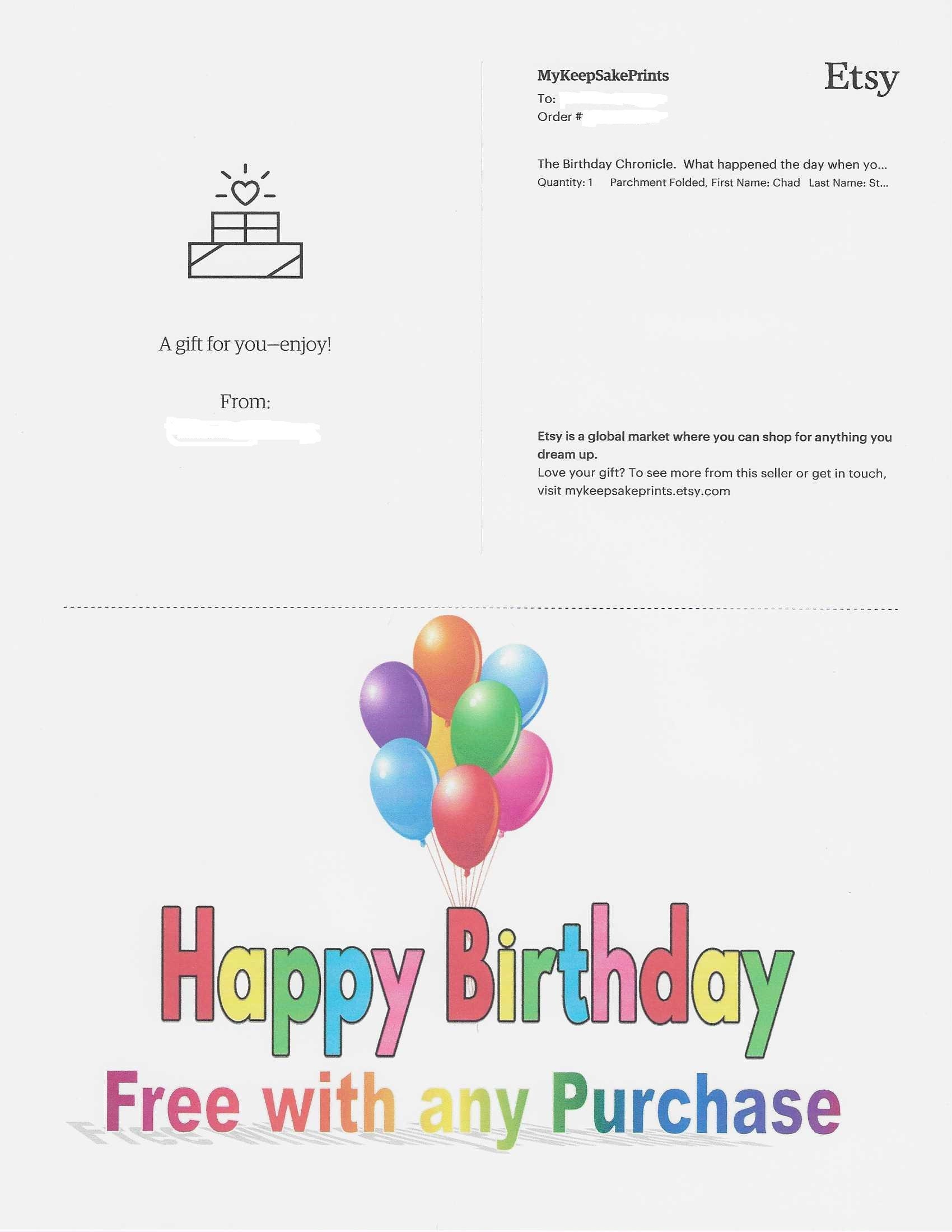 The Birthday Chronicle. What Happened the Day When You Were Borntill