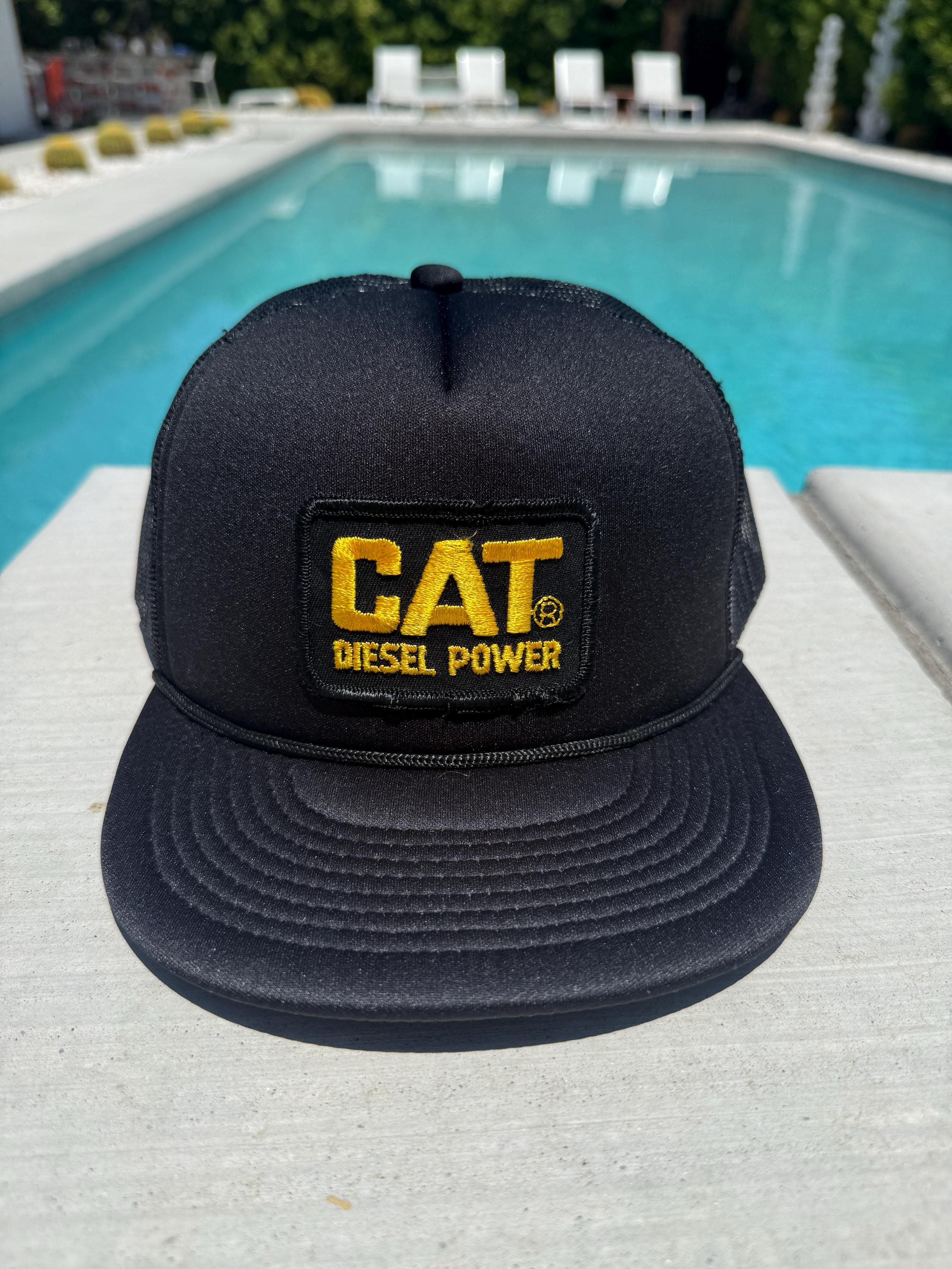 Baseball Cap Caterpillar Diesel Power Hat Vintage Caterpillar