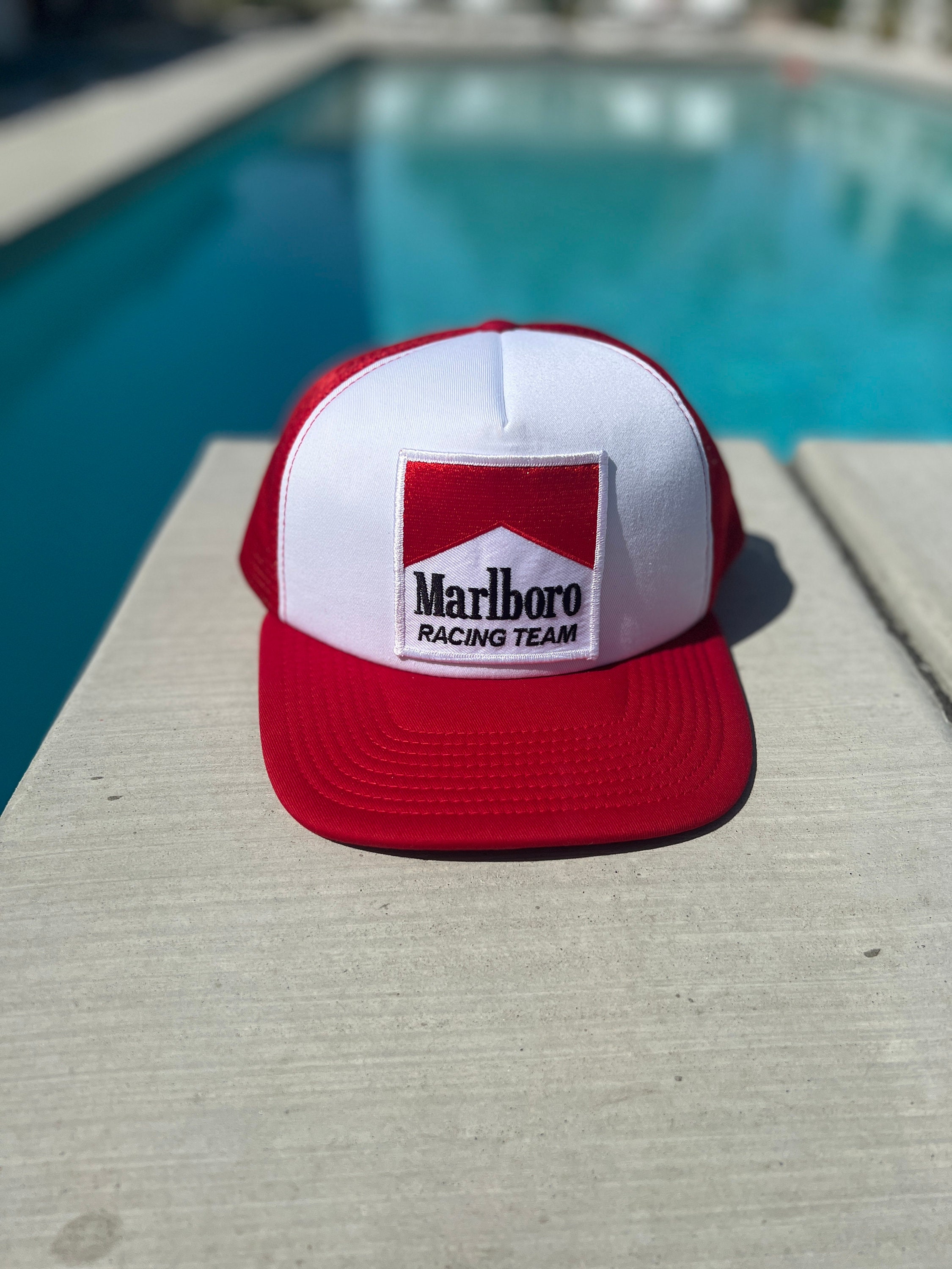 Marlboro Racing Patch on a White With 