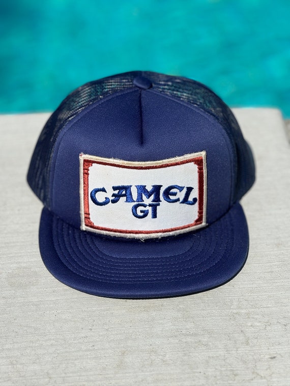 Vintage Camel GT Racing Patch on a Navy Trucker Hat - Etsy