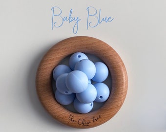 15 mm Blue Silicone Beads, 19 mm Blue Beads, Food Grade Silicone, BPA free. For jewellery, jewellery, crafts. Blue Beads. Blue Beads