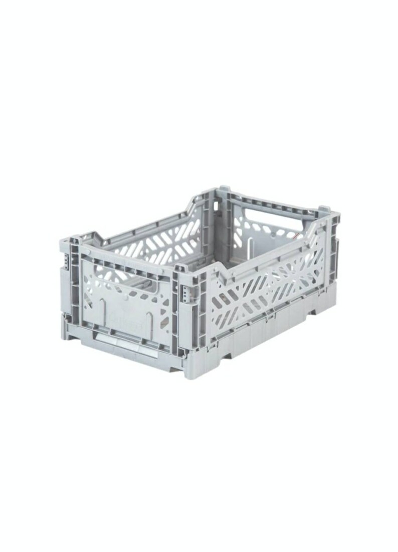 Mini Storage Crates by AYKASA. Foldable Stacking Storage Etsy