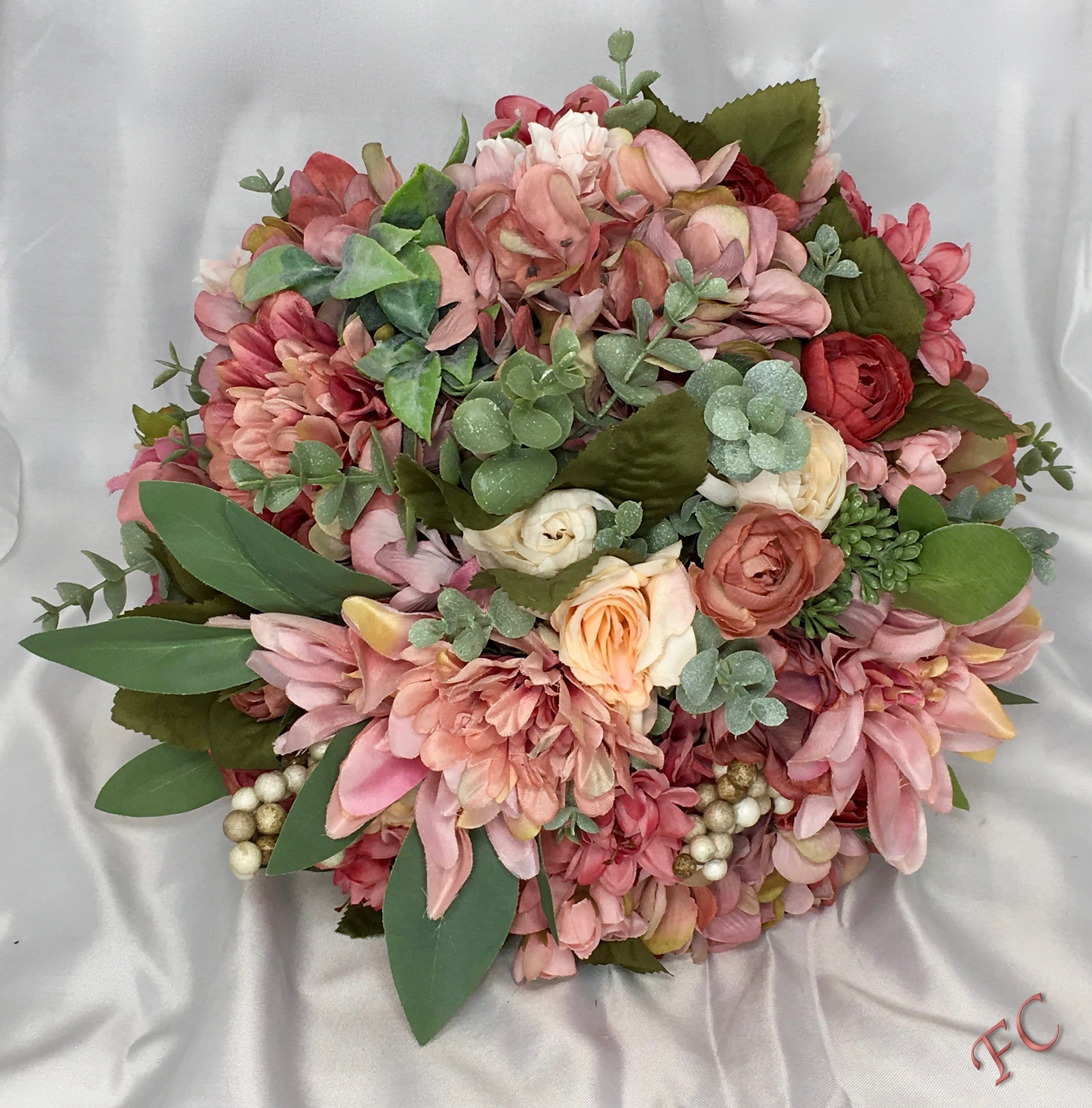 Silk Bridal Flower Bouquets