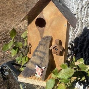 Birdhouse With Fairy and Steps
