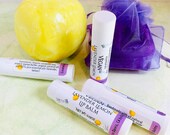 3-Pack Vegan Lavender Lemon Handmade Lip Balm