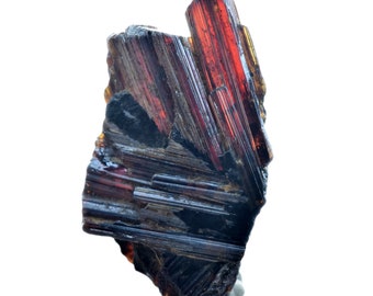 Unique Deep Red Color Rare Rutile Crystal From Zagi Pakistan 2.60 Carat