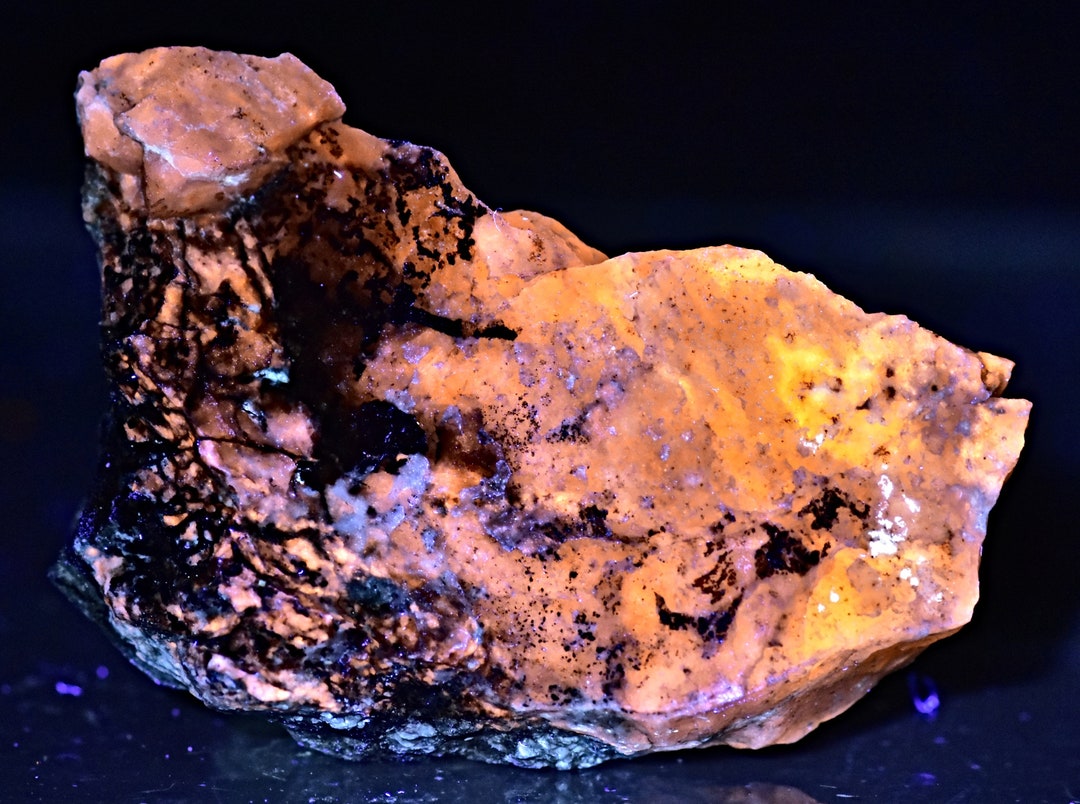110 Gram Natural Fluorescent Rare Blue Hackmanite Rough Specimen - Etsy
