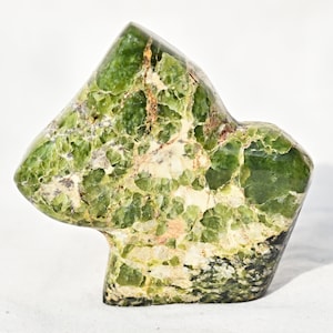 210 Gram Natural Unique Bi Colour Tremolite Polished Tumbled Stone