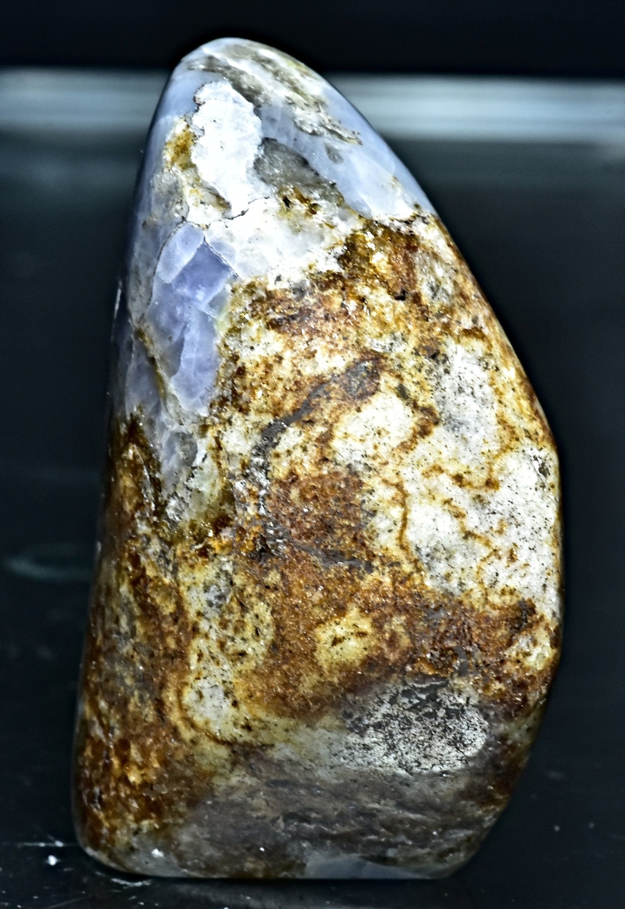 95 Gram Fluorescent Blue Hackmanite Tumbled Stone Combined With ...