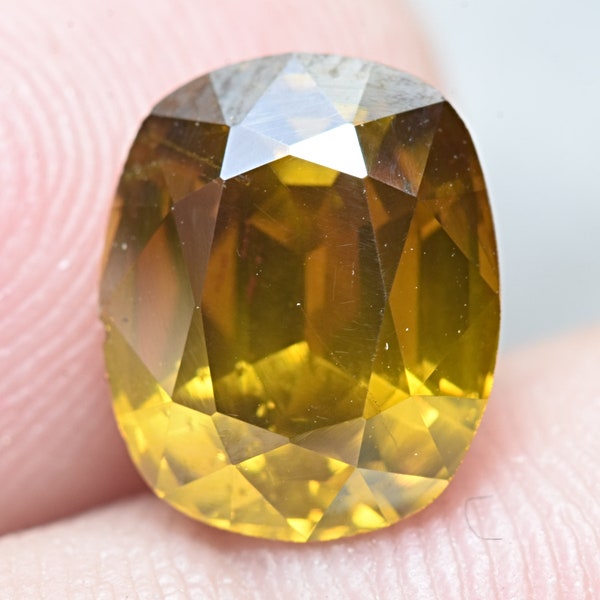 Natural Faceted Sphalerite Gemstone Collectors Gemstone 4 Carat