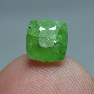 1.60 Carat Rare Green Color Faceted Demantoid Garnet Gemstone
