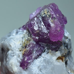 Natural Ruby Crystal Specimen Combined With Pyrite & Mica on Matrix 29 Gram