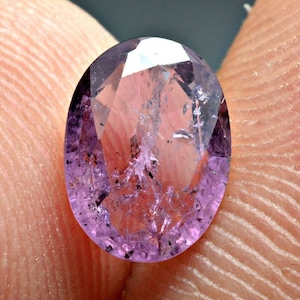 1.30 Carat Transparent Oval Faceted Natural Pink Color Spinel Gemstone