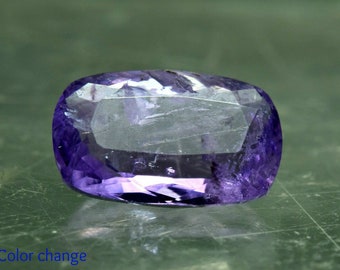 1 Ct Rare Fluorescent Phosphorescent Color Change Natural Faceted Hackmanite