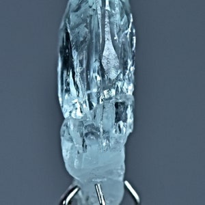 3.80 Carat Natural Gemmy Double Terminated Full Etched AQUAMARINE Crystal