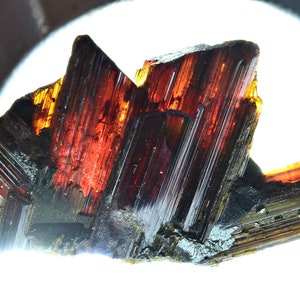 Unique Deep Red Color Rare Rutile Crystal From Zagi Pakistan 4.40 Carat