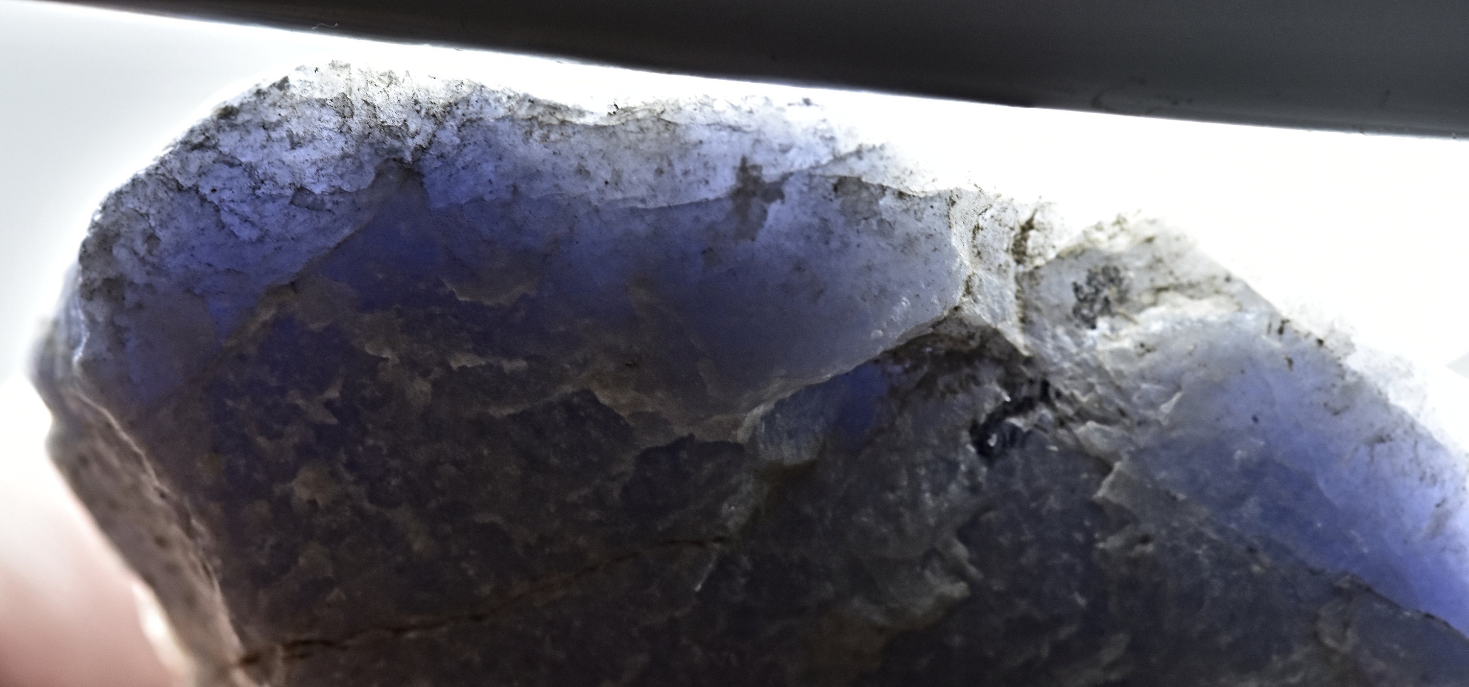 129 グラムの天然蛍光希少ブルーハックマナイト原石標本 - Etsy 日本