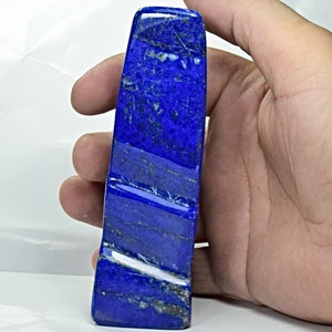 275 Gram Unique Self Standing AAA Quality Natural Lapis Lazuli Tumble stone