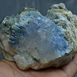 812 GRAM Huge Transparent Vorobyevite Beryl Crystal w/ Tourmaline Quartz &Albite