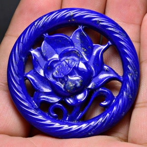 116 Carat Beautiful AAAA Color Fine Quality Carved / Carving Lapis Lazuli