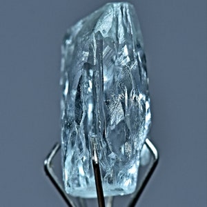 3.50 Carat Natural Unique Double Terminated Gemmy Etched AQUAMARINE Crystal