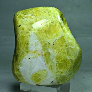 736 Gram Beautiful Bi Color Ploished Natural Serpentine Tumbled Stone