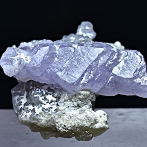 Natural Rare Fluorescent Purple Apatite Crystal Specimen 21 Carat
