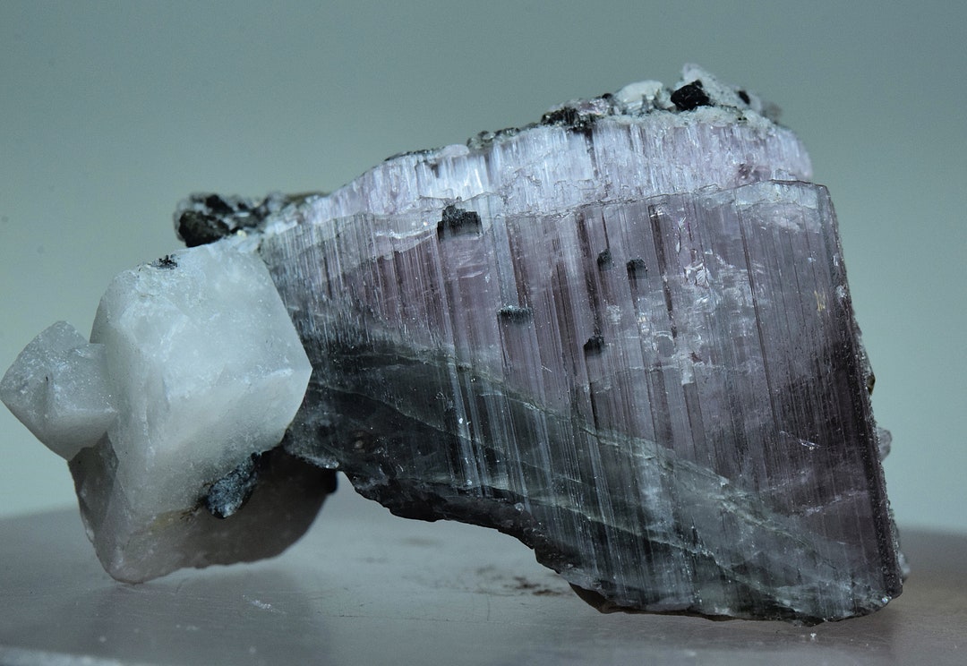 天然ピンクトルマリンクリスタル、クォーツ＆フェルスパークリスタル60