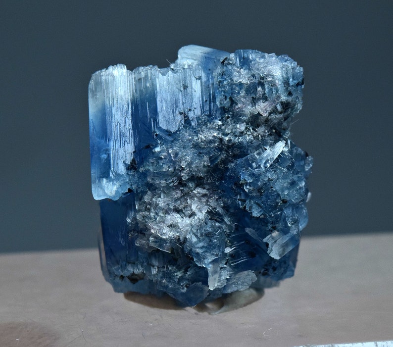Rosterite Top Blue Alkali Beryl Crystal 10 Carat Unusual Vorobyevite Beryl