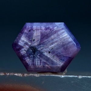 Natural Corundum Trapiche Slice Six Rays Star Effect 4.40 Carat
