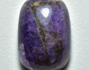 Natural Fluorescent Color Change Highly Phosphorescent Hackmanite Cabochon