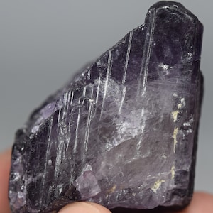 63 Gram Fluorescent Violet Purple Scapolite Crystal From Badakhshan Afghanistan