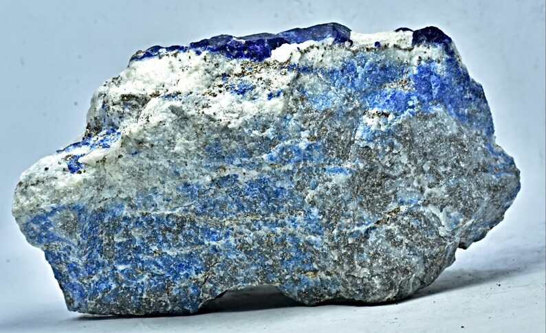 516 Gram Natural Top Blue Color Sodalite Crystal W/ Pyrite ...