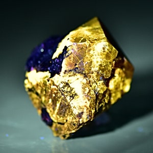 110 Carat Short wave Fluorescent Natural Red Zircon Partial Crystal