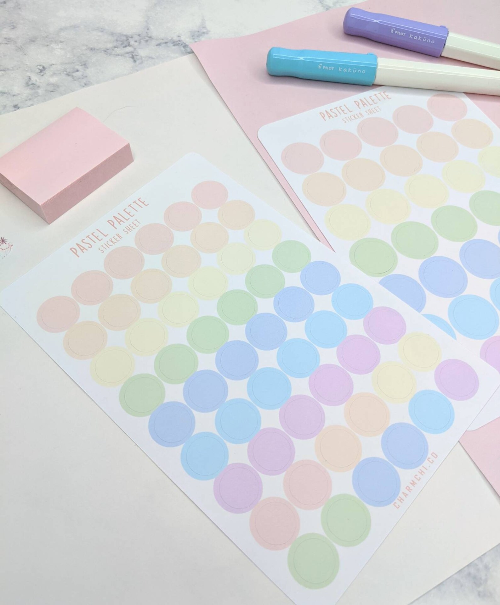 pastel circle bullet journal stickers dot stickers sticker