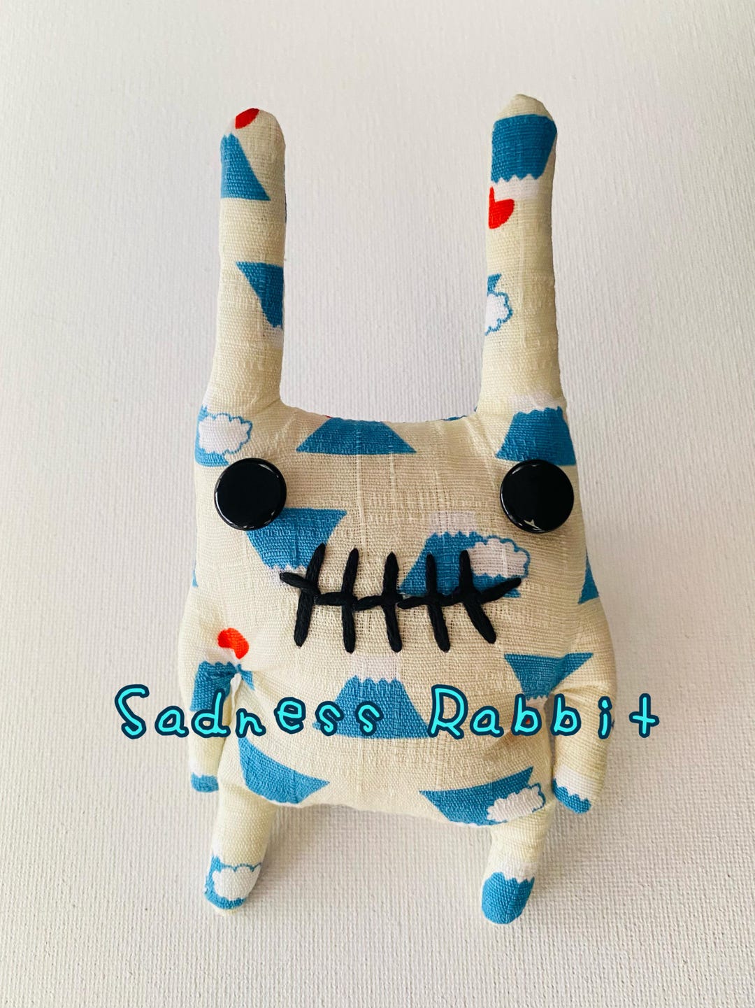 Mount Fuji Pattern Limited Edition Rabbit (white) A - Etsy