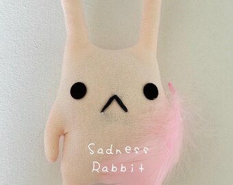 No1736 Happy Rabbit Doll by Sadness Rabbit