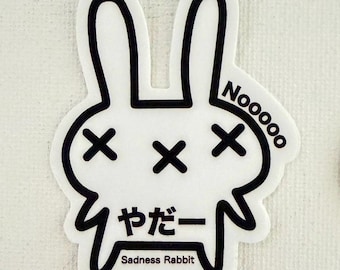 Nooooo Tsuushin Rabbit sticker