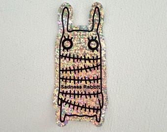 Noppo Rabbit Glitter sticker