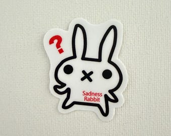 Question Tsuushin Rabbit sticker