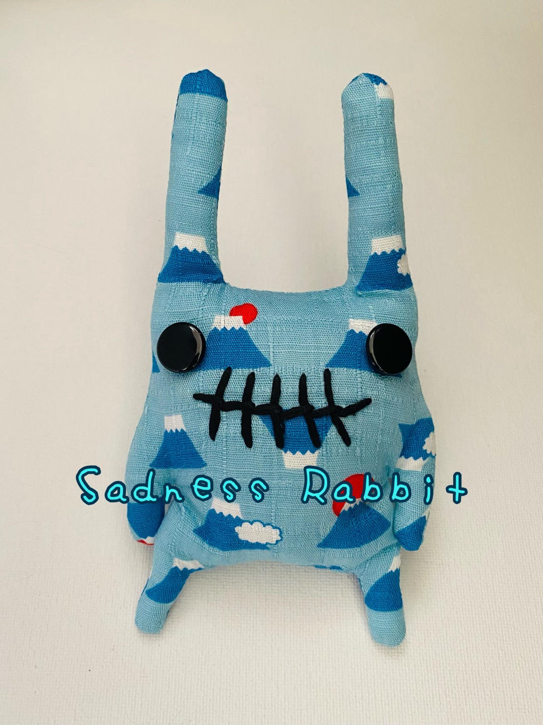 Mount Fuji Pattern Limited Edition Rabbit (blue) A - Etsy
