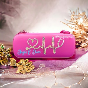 Raspberry Rhinestone Stethoscope Case, healthcare accessory, Ultimate Protection, Ideal Gift for Nurses and Doctors