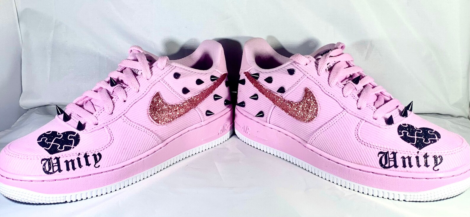 custom air force 1 hot pink
