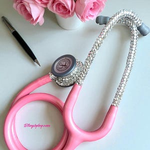 Rosa Strass Stethoskop: Bling medizinisches Geschenk für Gesundheitsfürsorger