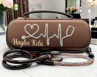 Chocolate Stethoscope with Case | Preciosa Crystal Littmann Classic III Bundle
